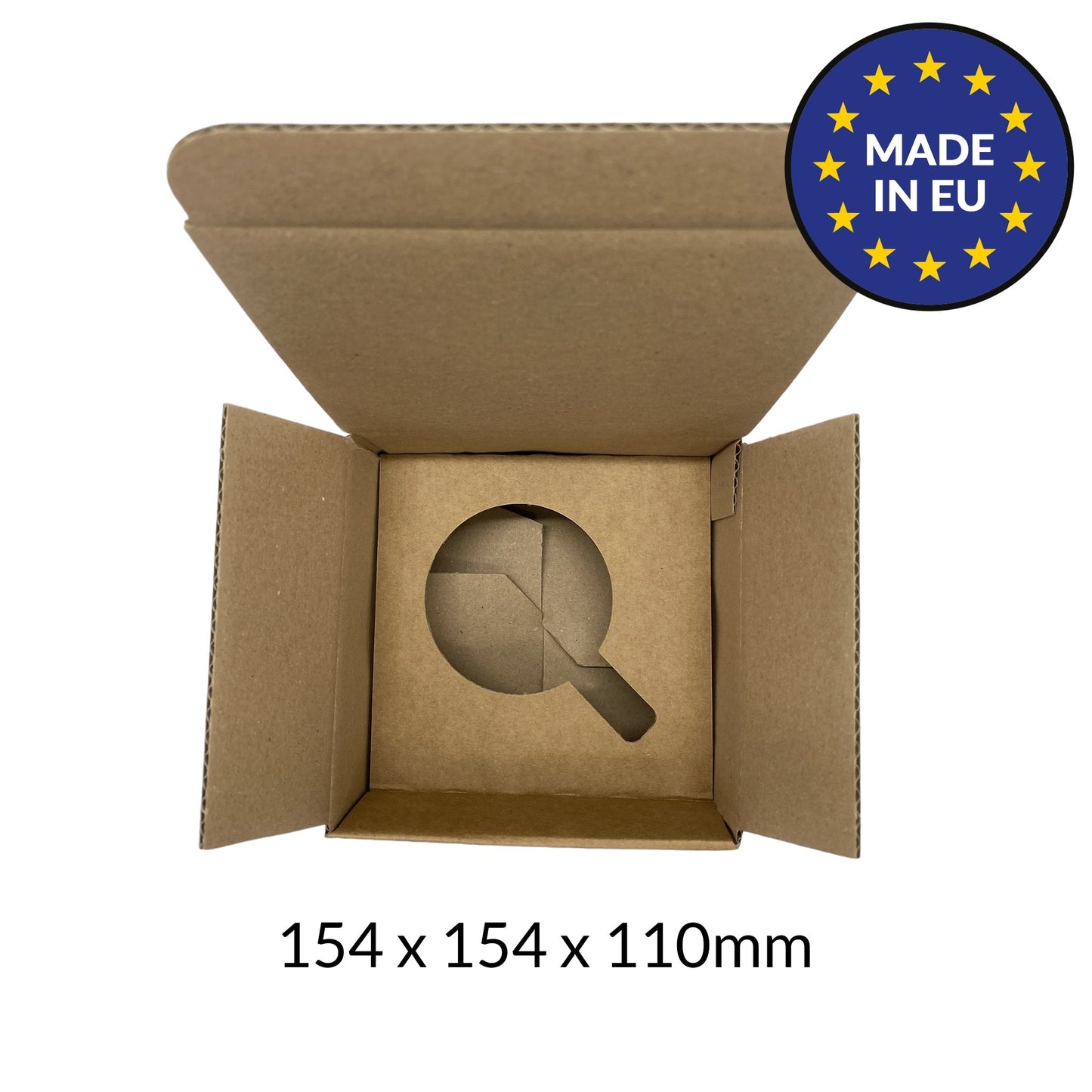 Ab 0,99/Stk Karton für Tassen Versand Verpackung Sublimationstassen Tassenkarton Faltkarton Nachhaltig, 154x154x110m, Automatikboden, Plastikfrei-Sublimationsrohlinge und Kreativbedarf-22Feels