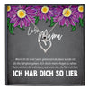 22Feels® Mama Geschenk Muttertag Geburtstag Frauen Schmuck mit Karte Herz Halskette Echt Silber Weihnachten Idee von Tochter oder Sohn-Schmuck mit Botschaftskarte - Herz21-22Feels