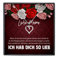 22Feels® Mama Geschenk Muttertag Geburtstag Frauen Schmuck mit Karte Herz Halskette Echt Silber Weihnachten Idee von Tochter oder Sohn-Schmuck mit Botschaftskarte - Herz21-22Feels