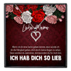 22Feels® Mama Geschenk Muttertag Geburtstag Frauen Schmuck mit Karte Herz Halskette Echt Silber Weihnachten Idee von Tochter oder Sohn-Schmuck mit Botschaftskarte - Herz21-22Feels