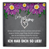 22Feels® Mama Geschenk Muttertag Geburtstag Frauen Herz Halskette mit Karte Echt Silber Schmuck Weihnachten Idee von Tochter oder Sohn-Schmuck mit Botschaftskarte - Herz21-22Feels