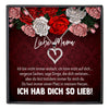22Feels® Mama Geschenk Muttertag Geburtstag Frauen Herz Halskette mit Karte Echt Silber Schmuck Weihnachten Idee von Tochter oder Sohn-Schmuck mit Botschaftskarte - Herz21-22Feels