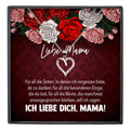 22Feels® Mama Geschenk Muttertag Geburtstag Frauen Schmuck mit Karte Herz Halskette Echt Silber Weihnachten Idee von Tochter oder Sohn-Schmuck mit Botschaftskarte - Herz21-22Feels