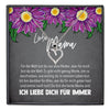 22Feels® Mama Geschenk Muttertag Geburtstag Frauen Herz Halskette mit Karte Echt Silber Schmuck Weihnachten Idee von Tochter oder Sohn-Schmuck mit Botschaftskarte - Herz21-22Feels