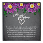 22Feels® Mama Geschenk Muttertag Geburtstag Frauen Schmuck mit Karte Herz Halskette Echt Silber Weihnachten Idee von Tochter oder Sohn-Schmuck mit Botschaftskarte - Herz21-22Feels