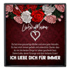22Feels® Mama Geschenk Muttertag Geburtstag Frauen Herz Halskette mit Karte Echt Silber Schmuck Weihnachten Idee von Tochter oder Sohn-Schmuck mit Botschaftskarte - Herz21-22Feels