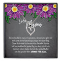 22Feels® Mama Geschenk Muttertag Geburtstag Frauen Schmuck mit Karte Herz Halskette Echt Silber Weihnachten Idee von Tochter oder Sohn-Schmuck mit Botschaftskarte - Herz21-22Feels