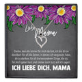 22Feels® Mama Geschenk Muttertag Geburtstag Frauen Schmuck mit Karte Herz Halskette Echt Silber Weihnachten Idee von Tochter oder Sohn-Schmuck mit Botschaftskarte - Herz21-22Feels