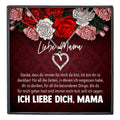 22Feels® Mama Geschenk Muttertag Geburtstag Frauen Schmuck mit Karte Herz Halskette Echt Silber Weihnachten Idee von Tochter oder Sohn-Schmuck mit Botschaftskarte - Herz21-22Feels
