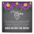 22Feels® Mama Geschenk Muttertag Geburtstag Frauen Schmuck mit Karte Herz Halskette Echt Silber Weihnachten Idee von Tochter oder Sohn-Schmuck mit Botschaftskarte - Herz21-22Feels