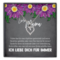 22Feels® Mama Geschenk Muttertag Geburtstag Frauen Schmuck mit Karte Herz Halskette Echt Silber Weihnachten Idee von Tochter oder Sohn-Schmuck mit Botschaftskarte - Herz21-22Feels