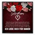 22Feels® Mama Geschenk Muttertag Geburtstag Frauen Schmuck mit Karte Herz Halskette Echt Silber Weihnachten Idee von Tochter oder Sohn-Schmuck mit Botschaftskarte - Herz21-22Feels
