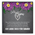 22Feels® Mama Geschenk Muttertag Geburtstag Frauen Herz Halskette mit Karte Echt Silber Schmuck Weihnachten Idee von Tochter oder Sohn-Schmuck mit Botschaftskarte - Herz21-22Feels