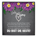 22Feels® Mama Geschenk Muttertag Geburtstag Frauen Schmuck mit Karte Herz Halskette Echt Silber Weihnachten Idee von Tochter oder Sohn-Schmuck mit Botschaftskarte - Herz21-22Feels