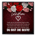 22Feels® Mama Geschenk Muttertag Geburtstag Frauen Schmuck mit Karte Herz Halskette Echt Silber Weihnachten Idee von Tochter oder Sohn-Schmuck mit Botschaftskarte - Herz21-22Feels