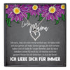 22Feels® Mama Geschenk Muttertag Geburtstag Frauen Herz Halskette mit Karte Echt Silber Schmuck Weihnachten Idee von Tochter oder Sohn-Schmuck mit Botschaftskarte - Herz21-22Feels