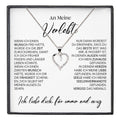 22Feels® Verlobung Geschenk Frauen Silber 925/000 Herz Halskette mit Karte Schmuck Ich Liebe Dich Verlobte Valentinstag Hochzeitsplanung Jahrestag-Schmuck mit Botschaftskarte - Herz21-22Feels