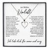 22Feels® Verlobung Geschenk Frauen Silber 925/000 Herz Halskette mit Karte Schmuck Ich Liebe Dich Verlobte Valentinstag Hochzeitsplanung Jahrestag-Schmuck mit Botschaftskarte - Herz21-22Feels