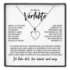 22Feels® Verlobung Geschenk Frauen Silber 925/000 Herz Halskette mit Karte Schmuck Ich Liebe Dich Verlobte Valentinstag Hochzeitsplanung Jahrestag-Schmuck mit Botschaftskarte - Herz21-22Feels