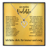 22Feels® Verlobung Geschenk Frauen Silber 925/000 Herz Halskette mit Karte Schmuck Ich Liebe Dich Verlobte Valentinstag Hochzeitsplanung Jahrestag-Schmuck mit Botschaftskarte - Herz21-22Feels