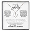 22Feels® Verlobung Geschenk Frauen Silber 925/000 Herz Halskette mit Karte Schmuck Ich Liebe Dich Verlobte Valentinstag Hochzeitsplanung Jahrestag-Schmuck mit Botschaftskarte - Herz21-22Feels