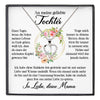 22Feels® Geliebte Tochter Geschenk von Mama Silber 925/000 Herz Halskette mit Karte Mädchen Frauen Schmuck Geburtstag Weihnachten Firmung Konfirmation etc.-Schmuck mit Botschaftskarte - Herz21-22Feels