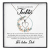 22Feels® Unsere Tochter Geschenk Silber 925/000 Herz Halskette mit Karte Mädchen Frauen Schmuck Geburtstag Weihnachten Firmung Konfirmation etc.-Schmuck mit Botschaftskarte - Herz21-22Feels