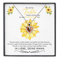 22Feels® Sonnenschein Tochter Geschenk von Mama Silber 925/000 Herz Halskette mit Karte Mädchen Frauen Schmuck Geburtstag Weihnachten Firmung Konfirmation etc.-Schmuck mit Botschaftskarte - Herz21-22Feels
