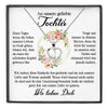 22Feels® Unsere Tochter Geschenk Silber 925/000 Herz Halskette mit Karte Mädchen Frauen Schmuck Geburtstag Weihnachten Firmung Konfirmation etc.-Schmuck mit Botschaftskarte - Herz21-22Feels