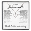 22Feels® Seelenverwandte Ich Liebe Dich Frauen Geschenk Silber 925/000 Schmuck Ehefrau Freundin Herz Halskette Valentinstag Hochzeitstag Jahrestag-Schmuck mit Botschaftskarte - Herz21-22Feels