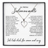 22Feels® Seelenverwandte Ich Liebe Dich Frauen Geschenk Silber 925/000 Schmuck Ehefrau Freundin Herz Halskette Valentinstag Hochzeitstag Jahrestag-Schmuck mit Botschaftskarte - Herz21-22Feels