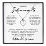 22Feels® Seelenverwandte Ich Liebe Dich Frauen Geschenk Silber 925/000 Schmuck Ehefrau Freundin Herz Halskette Valentinstag Hochzeitstag Jahrestag-Schmuck mit Botschaftskarte - Herz21-22Feels