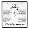 22Feels® Schatz Ich Liebe Dich Frauen Geschenk Silber 925/000 Schmuck Ehefrau Freundin Herz Halskette Valentinstag Hochzeitstag Jahrestag-Schmuck mit Botschaftskarte - Herz21-22Feels