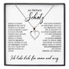 22Feels® Schatz Ich Liebe Dich Frauen Geschenk Silber 925/000 Schmuck Ehefrau Freundin Herz Halskette Valentinstag Hochzeitstag Jahrestag-Schmuck mit Botschaftskarte - Herz21-22Feels