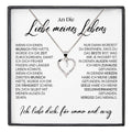 22Feels® Ich Liebe Dich Frauen Geschenk Silber 925/000 Schmuck "Meines Lebens" Ehefrau Freundin Herz Halskette Valentinstag Hochzeitstag Jahrestag-Schmuck mit Botschaftskarte - Herz21-22Feels