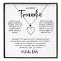 22Feels® Freundin Geschenk Silber Ich Liebe Dich Schmuck Frauen Silber 925/000 Herz Halskette Valentinstag Jahrestag Damen Collier Liebesbeweis-Schmuck mit Botschaftskarte - Herz21-22Feels