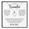 22Feels® Freundin Geschenk Silber Ich Liebe Dich Schmuck Frauen Silber 925/000 Herz Halskette Valentinstag Jahrestag Damen Collier Liebesbeweis-Schmuck mit Botschaftskarte - Herz21-22Feels