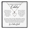22Feels® Unsere Enkelin Geschenk Silber 925/000 Herz Halskette mit Karte Mädchen Frauen Schmuck Enkelkind Geburtstag Damen Weihnachten Firmung Konfirmation-Schmuck mit Botschaftskarte - Herz21-22Feels