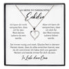 22Feels® Enkelin Geschenk von Oma Silber 925/000 Herz Halskette mit Karte Mädchen Frauen Schmuck Enkelkind Geburtstag Damen Weihnachten Firmung Konfirmation-Schmuck mit Botschaftskarte - Herz21-22Feels