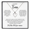 22Feels® Ehefrau Geschenk Ich Liebe Dich Schmuck Silber 925/000 Frauen Herz Halskette Valentinstag Schatz Hochzeitstag Damen Collier Ehejubiläum-Schmuck mit Botschaftskarte - Herz21-22Feels