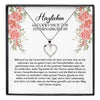 22Feels® Studienabschluss Geschenk Silber 925 Herz Halskette mit Karte Uni Studentin Glückwunsch Frauen Schmuck Bachelor Master Doktortitel Absolvia-Schmuck mit Botschaftskarte - Herz21-22Feels