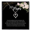 22Feels® Liebe Mama Geschenk Silber 925/000 Herz Halskette Muttertag Frauen Schmuck mit Karte Mutter Geburtstag Weihnachten Damen Collier Eltern-Schmuck mit Botschaftskarte - Herz21-22Feels