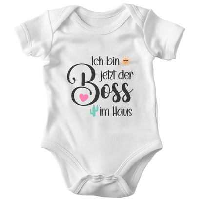Unisex Babybody Kurzarm BIO-Baumwolle Weiss Strampler Babyparty Geschenk Babshower Schlupfkragen Weicher Einteiler für Neugeborene Babys-Baby Body-22Feels