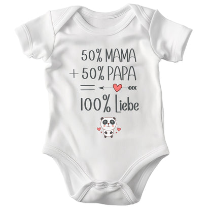 Unisex Babybody Kurzarm BIO-Baumwolle Weiss Strampler Babyparty Geschenk Babshower Schlupfkragen Weicher Einteiler für Neugeborene Babys-Baby Body-22Feels