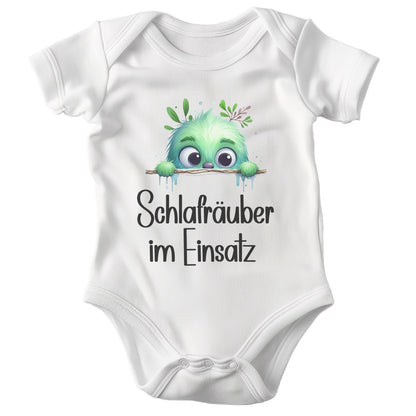 Unisex Babybody Kurzarm BIO-Baumwolle Weiss Strampler Babyparty Geschenk Babshower Schlupfkragen Weicher Einteiler für Neugeborene Babys-Baby Body-22Feels