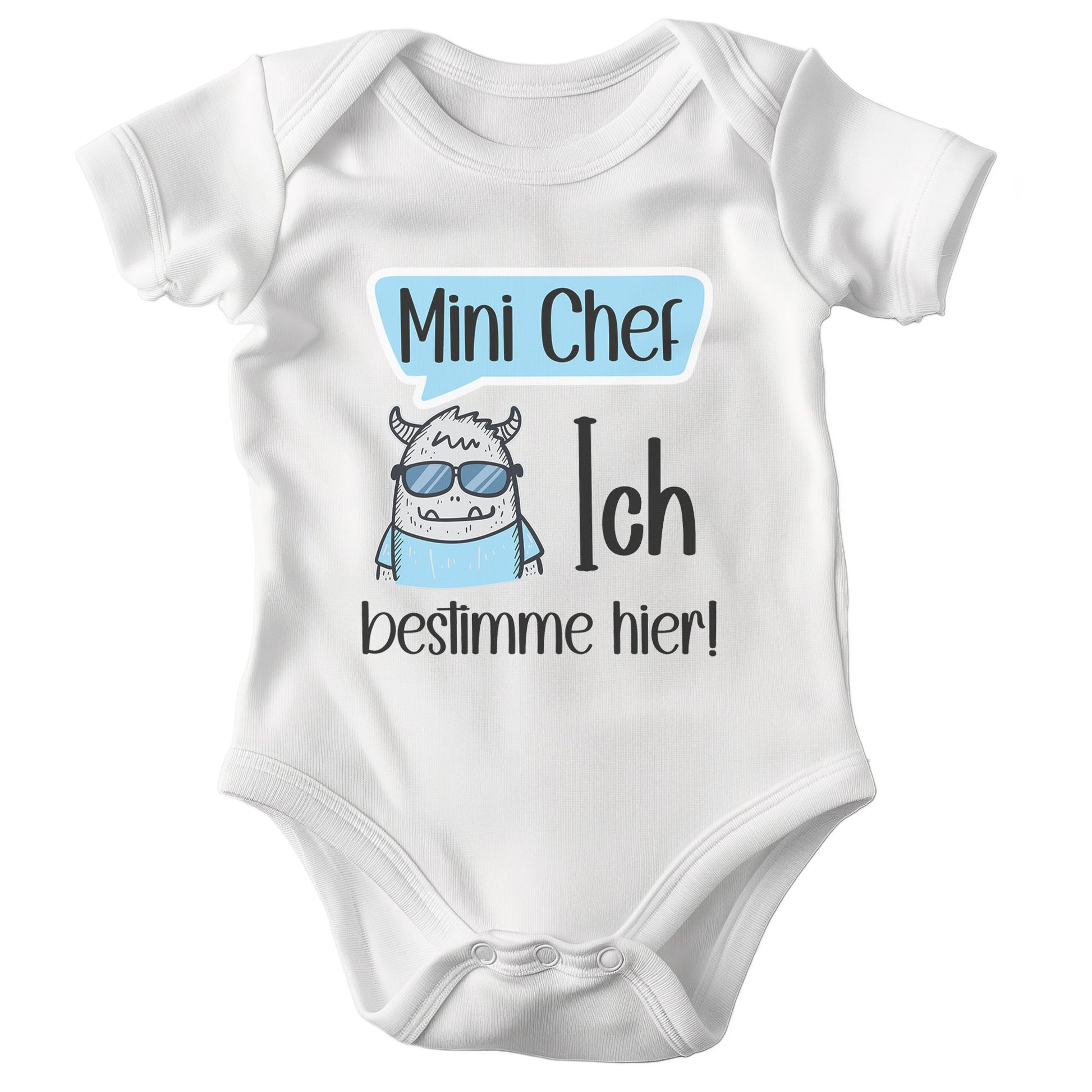 Unisex Babybody Kurzarm BIO-Baumwolle Weiss Strampler Babyparty Geschenk Babshower Schlupfkragen Weicher Einteiler für Neugeborene Babys-Baby Body-22Feels