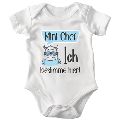 Unisex Babybody Kurzarm BIO-Baumwolle Weiss Strampler Babyparty Geschenk Babshower Schlupfkragen Weicher Einteiler für Neugeborene Babys-Baby Body-22Feels