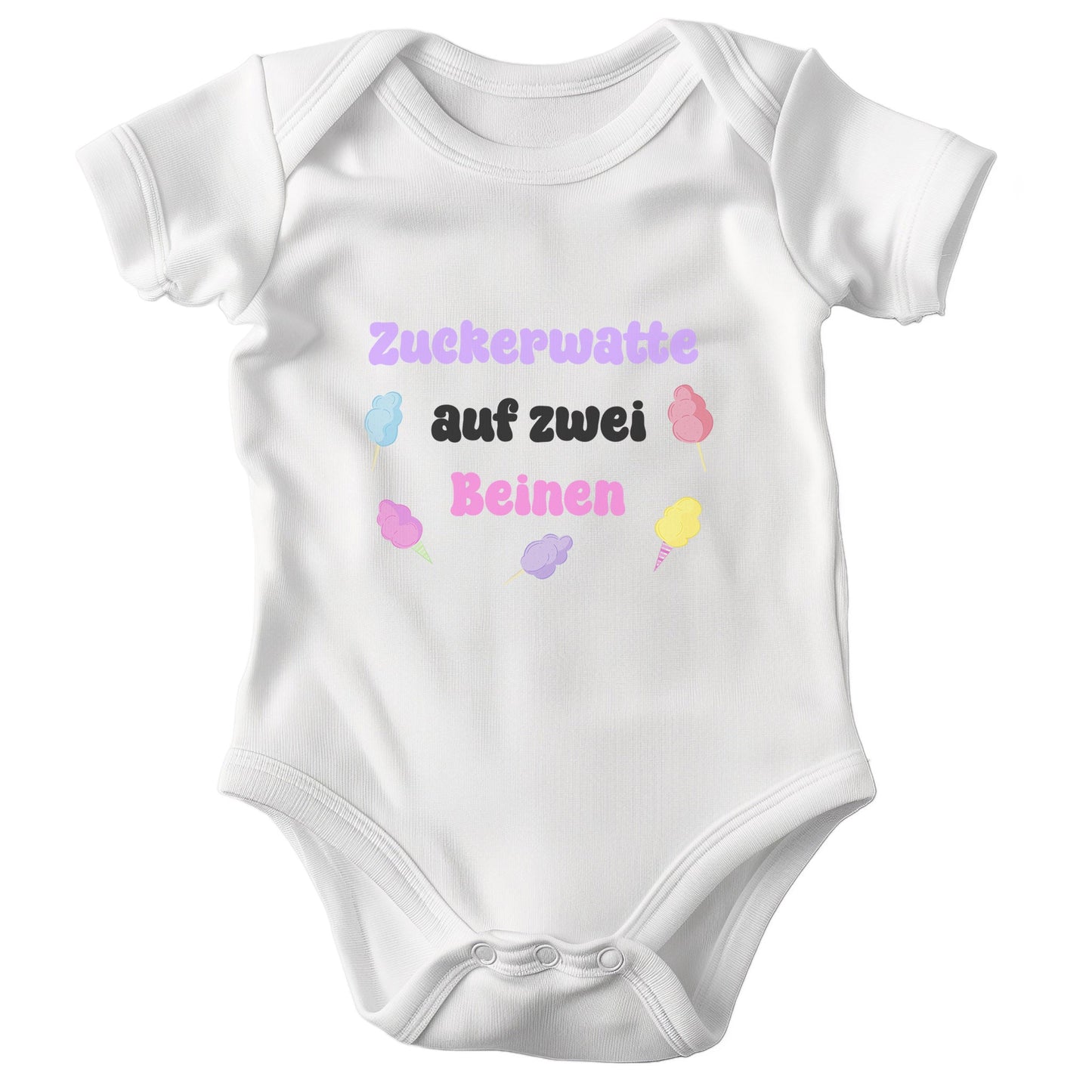 Unisex Babybody Kurzarm BIO-Baumwolle Weiss Strampler Babyparty Geschenk Babshower Schlupfkragen Weicher Einteiler für Neugeborene Babys-Baby Body-22Feels