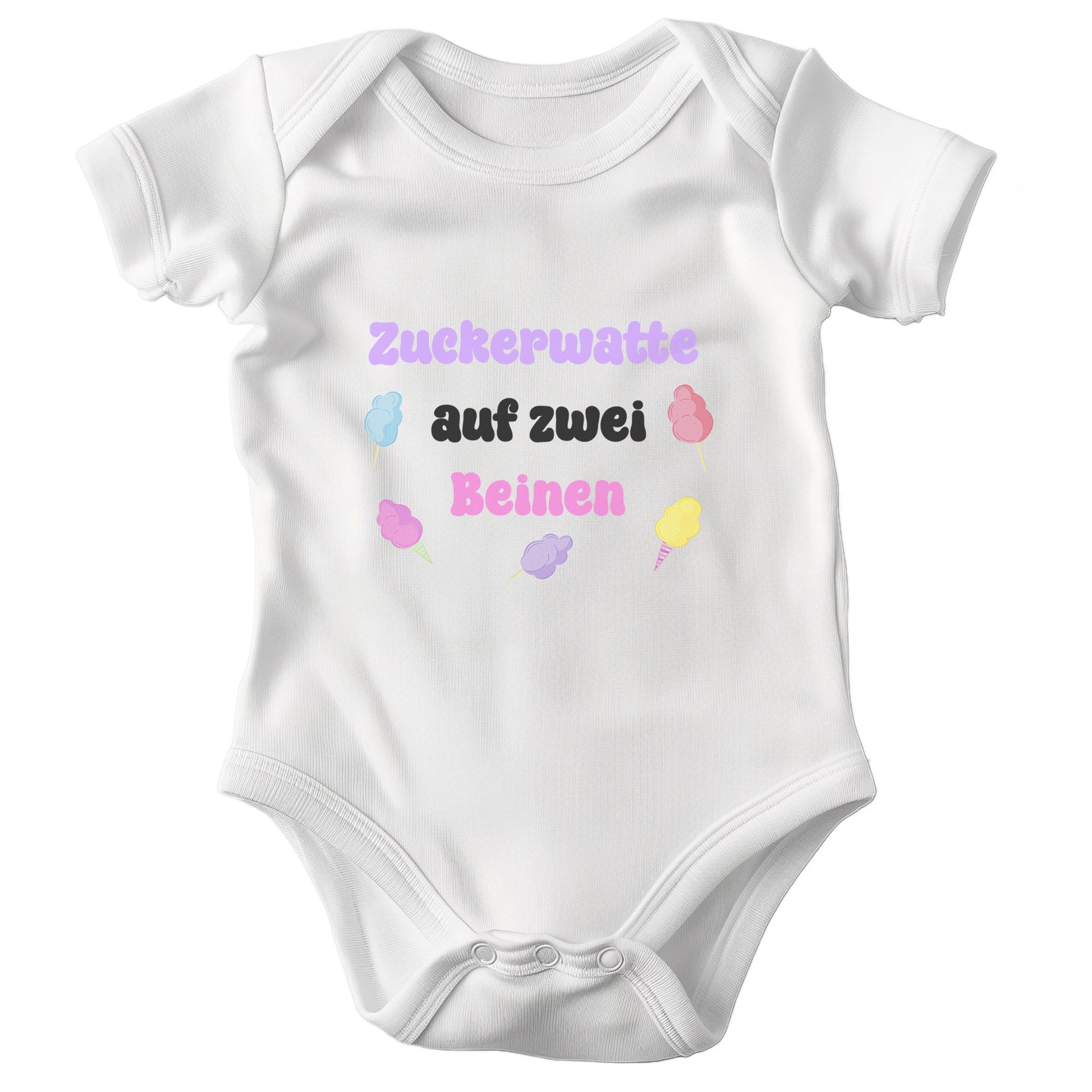 Unisex Babybody Kurzarm BIO-Baumwolle Weiss Strampler Babyparty Geschenk Babshower Schlupfkragen Weicher Einteiler für Neugeborene Babys-Baby Body-22Feels