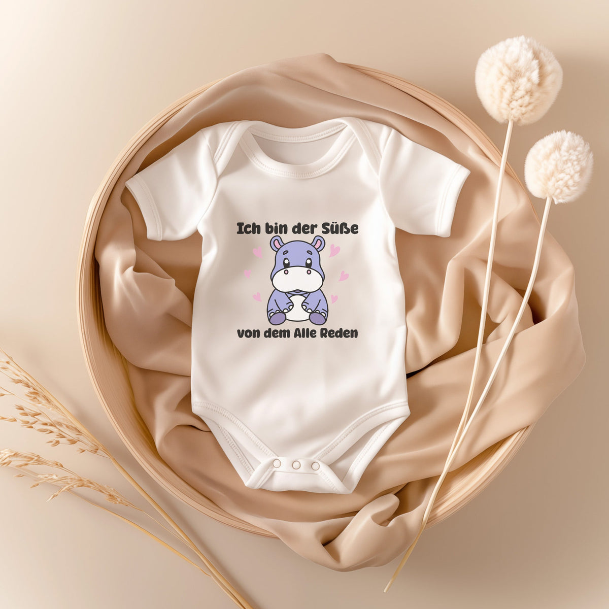 Jungs Babybody Der Süße Kurzarm BIO-Baumwolle Weiss Strampler Babyparty Geschenk Babshower Schlupfkragen Weicher Einteiler für Neugeborene Babys-Baby Body-22Feels